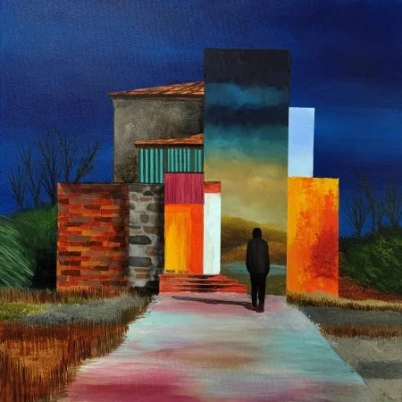 ARDA SELİM tarafından 2025 yılında 40x40 cm ölçülerinde Tuval üzeri yağlı boya tekniği ile yapılmıştır.