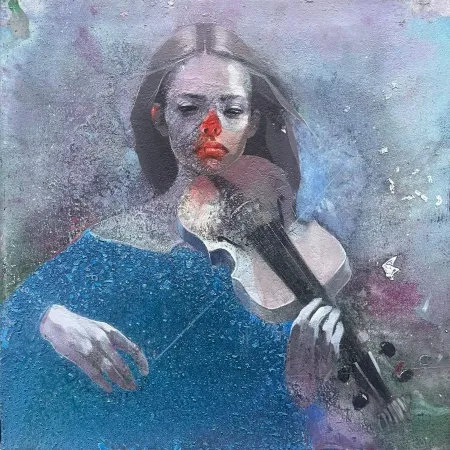 HAKAN ERASLAN tarafından 2025 yılında 40x40 cm ölçülerinde Tuval üzeri akrilik boya tekniği ile yapılmıştır.