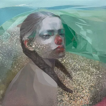 HAKAN ERASLAN tarafından 2025 yılında 40x40 cm ölçülerinde Tuval üzeri akrilik boya tekniği ile yapılmıştır.