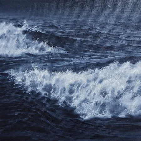 İLHAN HARUN CAN tarafından 2025 yılında 40x40 cm ölçülerinde Tuval üzeri yağlı boya tekniği ile yapılmıştır.