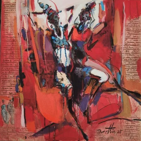 NURETTİN AKKAYA tarafından 2025 yılında 40x40 cm ölçülerinde Tuval üzeri yağlı boya tekniği ile yapılmıştır.