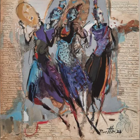 NURETTİN AKKAYA tarafından 2025 yılında 40x40 cm ölçülerinde Tuval üzeri yağlı boya tekniği ile yapılmıştır.