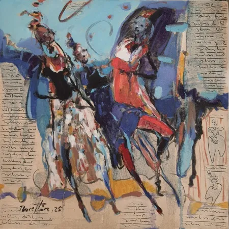 NURETTİN AKKAYA tarafından 2025 yılında 40x40 cm ölçülerinde Tuval üzeri yağlı boya tekniği ile yapılmıştır.