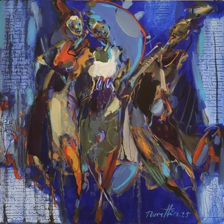 NURETTİN AKKAYA tarafından 2025 yılında 40x40 cm ölçülerinde Tuval üzeri yağlı boya tekniği ile yapılmıştır.