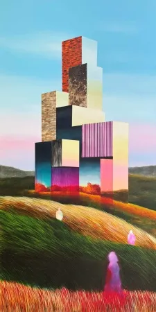 ARDA SELİM tarafından 2025 yılında 130x65 cm ölçülerinde Tuval üzeri yağlı boya tekniği ile yapılmıştır.