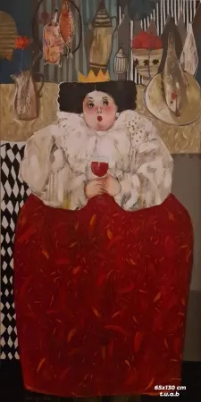 GÜLER GENÇ EROL tarafından 2025 yılında 130x65 cm ölçülerinde Tuval üzeri yağlı boya tekniği ile yapılmıştır.