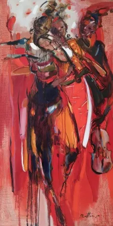 NURETTİN AKKAYA tarafından 2025 yılında 130x65 cm ölçülerinde Tuval üzeri yağlı boya tekniği ile yapılmıştır.