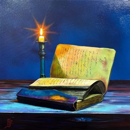 HÜSEYİN FEYZULLAH tarafından 2025 yılında 40x40 cm ölçülerinde Tuval üzeri yağlı boya tekniği ile yapılmıştır.