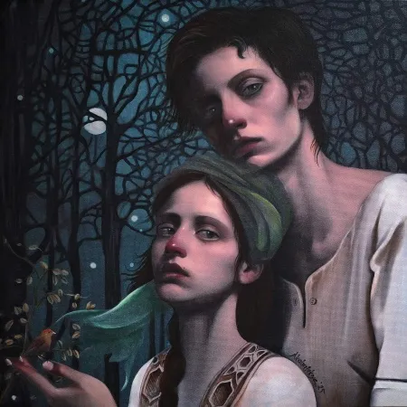 ZEKİYE AKALIN tarafından 2025 yılında 40x40 cm ölçülerinde Tuval üzeri karışık teknik tekniği ile yapılmıştır.