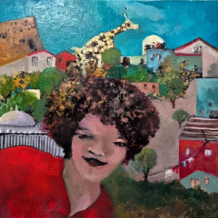 EROL PELİOĞLU tarafından 2025 yılında 40x40 cm ölçülerinde Tuval üzeri yağlı boya tekniği ile yapılmıştır.