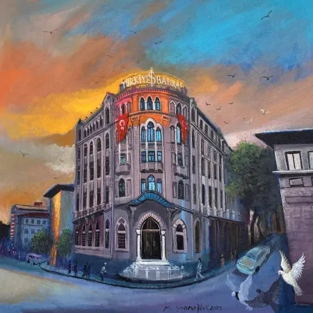 KADİR ŞİŞGİNOĞLU tarafından 2025 yılında 40x40 cm ölçülerinde Tuval üzeri akrilik boya tekniği ile yapılmıştır.