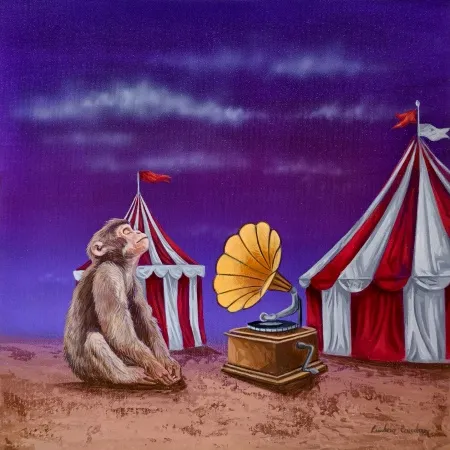 EMİRHAN CANDAN tarafından 2025 yılında 40x40 cm ölçülerinde Tuval üzeri akrilik boya tekniği ile yapılmıştır.