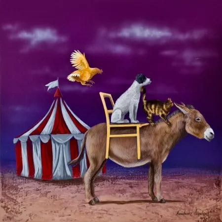 EMİRHAN CANDAN tarafından 2025 yılında 40x40 cm ölçülerinde Tuval üzeri akrilik boya tekniği ile yapılmıştır.