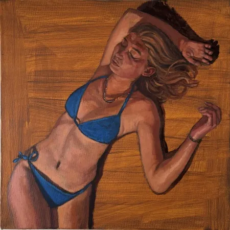 TANJU YAĞAN tarafından 2025 yılında 40x40 cm ölçülerinde Tuval üzeri yağlı boya tekniği ile yapılmıştır.