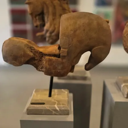 CEM GÜNEY ÇEVİKBAŞ tarafından 2025 yılında 50x30x15 cm ölçülerinde Polyester, demir tozu tekniği ile yapılmıştır.