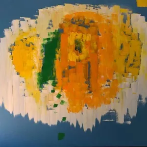 MÜGE CEYHAN tarafından 2019 yılında 100x150 cm ölçülerinde Tuval üzeri yağlı boya tekniği ile yapılmıştır.