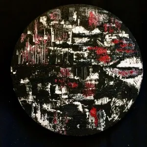 MELİKE UÇKU tarafından 2019 yılında 30x30 cm ölçülerinde Tuval üzeri karışık teknik tekniği ile yapılmıştır.