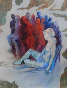 GÜLAY YÜKSEL tarafından 80x60 cm ölçülerinde Tuval üzeri yağlı boya tekniği ile yapılmıştır.