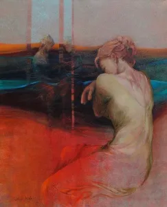 GÜLAY YÜKSEL tarafından 120x100 cm ölçülerinde Tuval üzeri yağlı boya tekniği ile yapılmıştır.