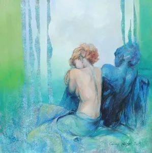 GÜLAY YÜKSEL tarafından 50x50 cm ölçülerinde Tuval üzeri yağlı boya tekniği ile yapılmıştır.