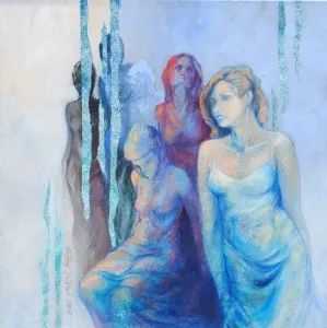 GÜLAY YÜKSEL tarafından 50x50 cm ölçülerinde Tuval üzeri yağlı boya tekniği ile yapılmıştır.