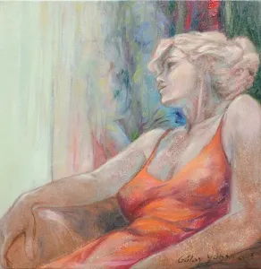 GÜLAY YÜKSEL tarafından 40x40 cm ölçülerinde Tuval üzeri yağlı boya tekniği ile yapılmıştır.