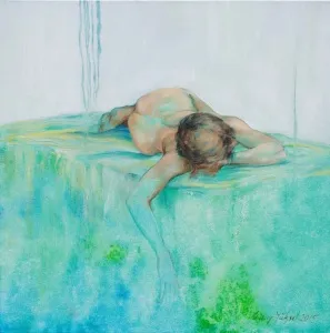 GÜLAY YÜKSEL tarafından 50x50 cm ölçülerinde Tuval üzeri yağlı boya tekniği ile yapılmıştır.