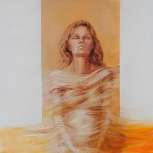 GÜLAY YÜKSEL tarafından 50x50 cm ölçülerinde Tuval üzeri yağlı boya tekniği ile yapılmıştır.