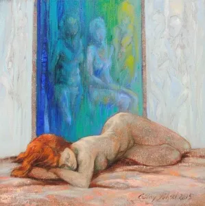 GÜLAY YÜKSEL tarafından 40x40 cm ölçülerinde Tuval üzeri yağlı boya tekniği ile yapılmıştır.