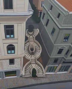 GÜLŞAH ÇALHAN tarafından 2019 yılında 40x50 cm ölçülerinde Tuval üzeri akrilik boya tekniği ile yapılmıştır.