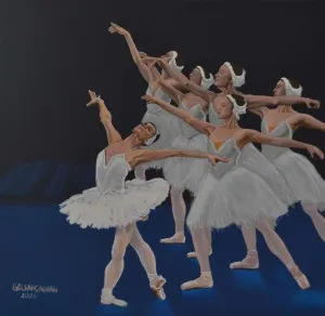 GÜLŞAH ÇALHAN tarafından 2020 yılında 40x40 cm ölçülerinde Tuval üzeri akrilik boya tekniği ile yapılmıştır.