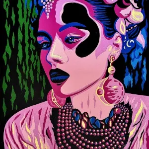 HAKAN ECEVİT tarafından 2024 yılında 90x70 cm ölçülerinde Tuval üzeri yağlı boya tekniği ile yapılmıştır.