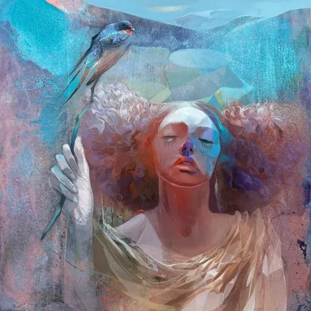 HAKAN ERASLAN tarafından 2026 yılında 60x60 cm ölçülerinde Tuval üzeri akrilik boya tekniği ile yapılmıştır.