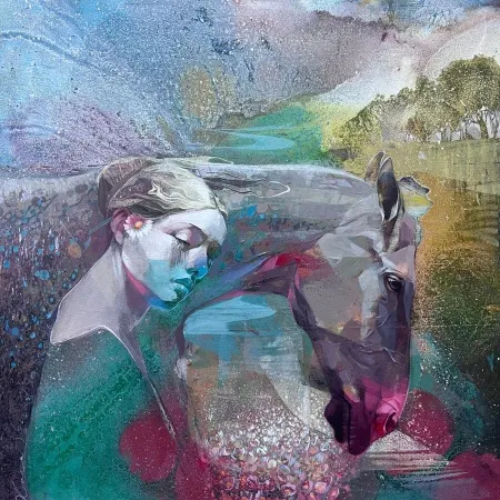 HAKAN ERASLAN tarafından 2026 yılında 60x60 cm ölçülerinde Tuval üzeri akrilik boya tekniği ile yapılmıştır.