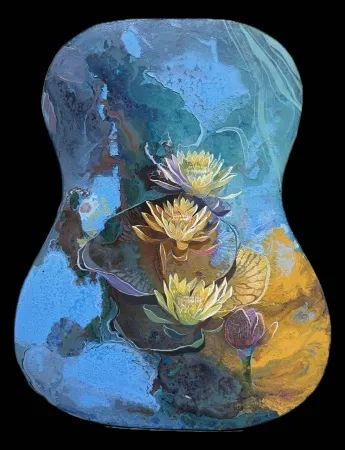 HAKAN ERASLAN tarafından 2025 yılında 47x36 cm ölçülerinde Ahşap üzeri akrilik boya tekniği ile yapılmıştır.