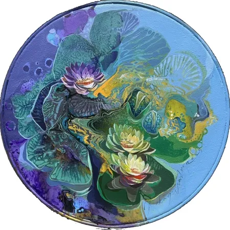 HAKAN ERASLAN tarafından 2025 yılında 32x32 cm ölçülerinde Tuval üzeri akrilik boya tekniği ile yapılmıştır.