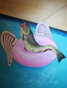 ELAHEH JAFARİ tarafından 2023 yılında 130x100 cm ölçülerinde Tuval üzeri yağlı boya tekniği ile yapılmıştır.