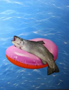 ELAHEH JAFARİ tarafından 2023 yılında 88x70 cm ölçülerinde Tuval üzeri yağlı boya tekniği ile yapılmıştır.