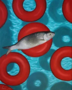 ELAHEH JAFARİ tarafından 2023 yılında 50x39 cm ölçülerinde Tuval üzeri yağlı boya tekniği ile yapılmıştır.