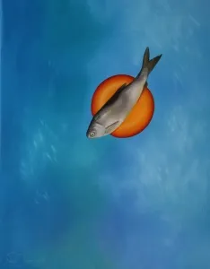 ELAHEH JAFARİ tarafından 2023 yılında 50x39 cm ölçülerinde Tuval üzeri yağlı boya tekniği ile yapılmıştır.