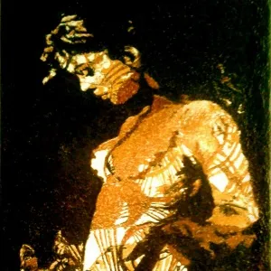 HASAN ÇAĞLAYAN tarafından 60x50 cm ölçülerinde Tuval üzeri karışık teknik tekniği ile yapılmıştır.