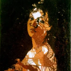 HASAN ÇAĞLAYAN tarafından 60x50 cm ölçülerinde Tuval üzeri karışık teknik tekniği ile yapılmıştır.