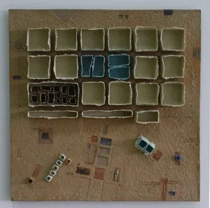 HASAN ŞAHBAZ tarafından 2011 yılında 40x40 cm ölçülerinde Seramik tekniği ile yapılmıştır.