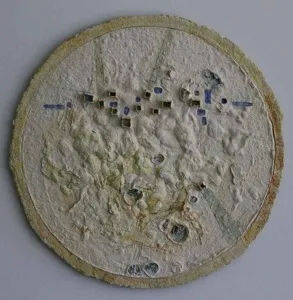 HASAN ŞAHBAZ tarafından 2011 yılında  ölçülerinde Seramik tekniği ile yapılmıştır.