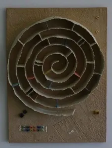 HASAN ŞAHBAZ tarafından 2011 yılında 50x32 cm ölçülerinde Seramik tekniği ile yapılmıştır.