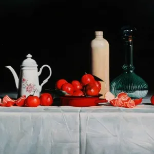 HASAN SAYGIN tarafından 2003 yılında 81x54 cm ölçülerinde Tuval üzeri yağlı boya tekniği ile yapılmıştır.