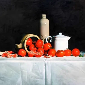 HASAN SAYGIN tarafından 2010 yılında 73x54 cm ölçülerinde Tuval üzeri yağlı boya tekniği ile yapılmıştır.