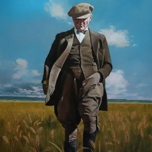 HASAN SAYGIN tarafından 2023 yılında 130x97 cm ölçülerinde Tuval üzeri yağlı boya tekniği ile yapılmıştır.