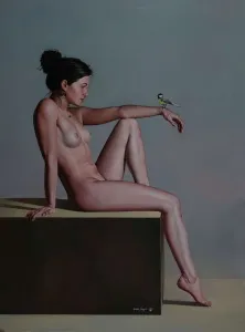 HASAN SAYGIN tarafından 2023 yılında 130x97 cm ölçülerinde Tuval üzeri yağlı boya tekniği ile yapılmıştır.