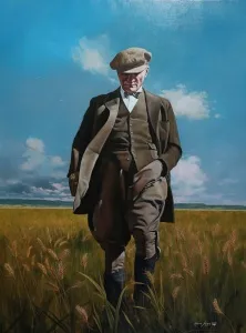 HASAN SAYGIN tarafından 2023 yılında 130x97 cm ölçülerinde Tuval üzeri yağlı boya tekniği ile yapılmıştır.